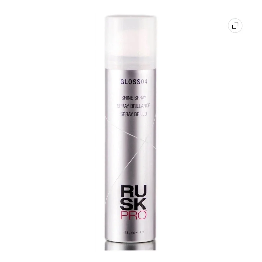 Lot of 2 Rusk Pro Gloss 04 Shine Spray 4 oz CDEPHlex Technology Hair Mist